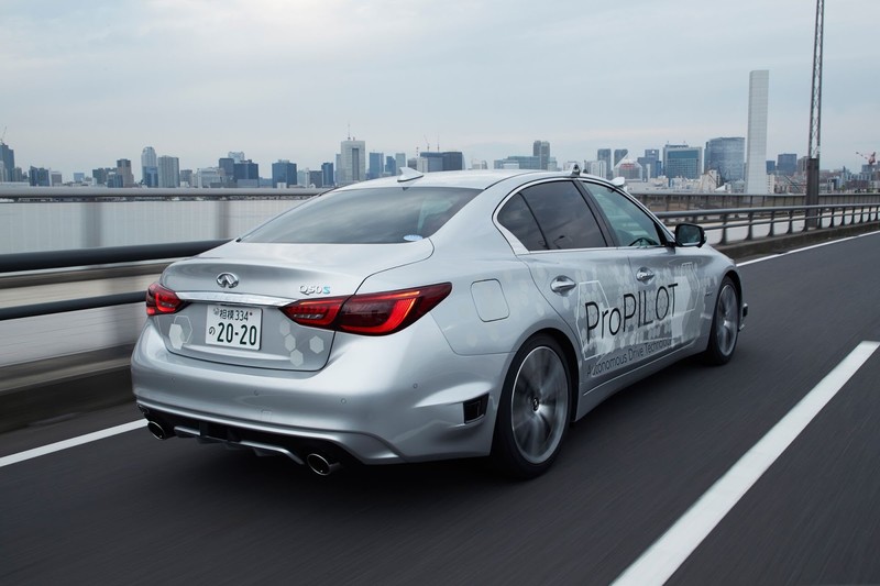 《infiniti》投入新一代自动驾驶技术开发 《q50》原型车日本上路测试