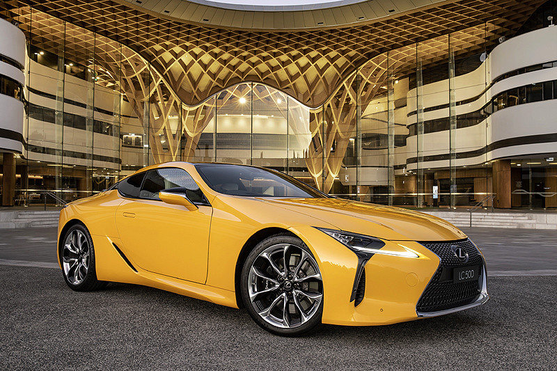 黄色限量版《lexus lc limited edition》正式登陆澳洲市场