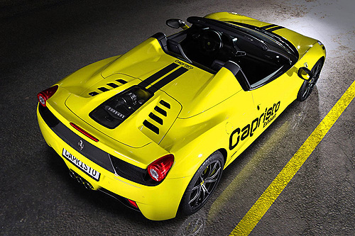 Capristo再改《法拉利458 Spyder》上空烈馬更會跑 Capristo再改《法拉利458 Spyder》上空烈馬更會跑