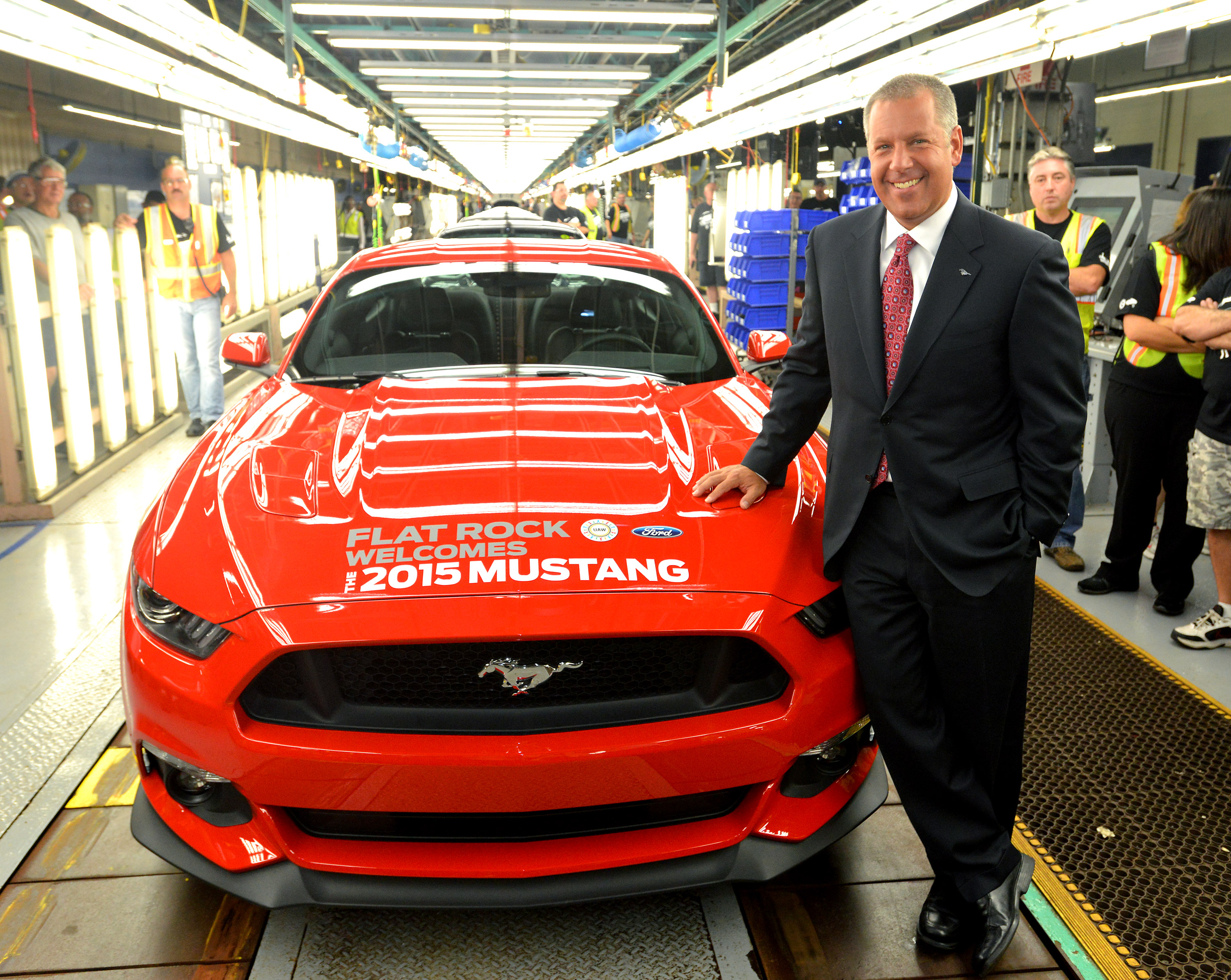 首部量產第六代《Ford Mustang》正式下線 首部量產第六代《Ford Mustang》正式下線