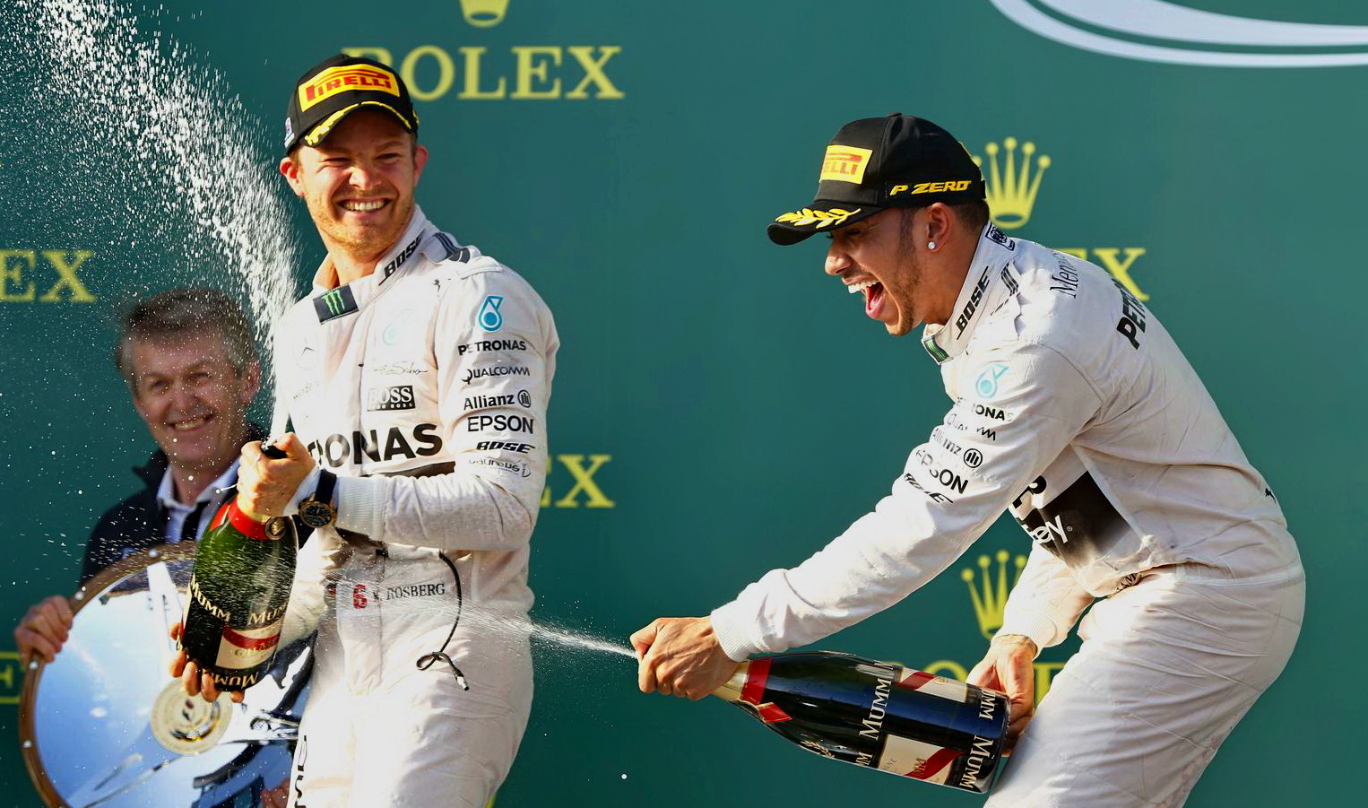 Mercedes-GP車隊以壓倒性戰力 拿下今年度F1開幕賽冠亞軍 Mercedes-GP車隊以壓倒性戰力 拿下今年度F1開幕賽冠亞軍