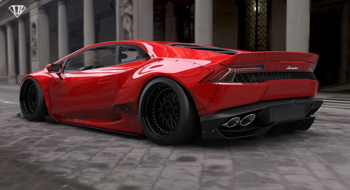 跟上流行的腳步 藍寶基尼《Lamborghini Huracán》也走Liberty Walk爆龜路線 跟上流行的腳步 藍寶基尼《Lamborghini Huracán》也走Liberty Walk爆龜路線