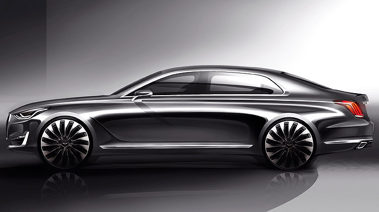 新生豪華品牌處女作 《Genesis G90》設計出釋出預約12月正式發表 新生豪華品牌處女作 《Genesis G90》設計出釋出預約12月正式發表
