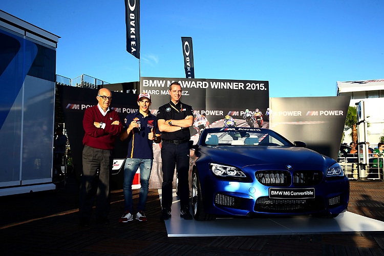 爭議中奪BMW M Award年度桿位獎 Marc Marquez獲贈《BMW M6 Convertible》 爭議中奪BMW M Award年度桿位獎 Marc Marquez獲贈《BMW M6 Convertible》