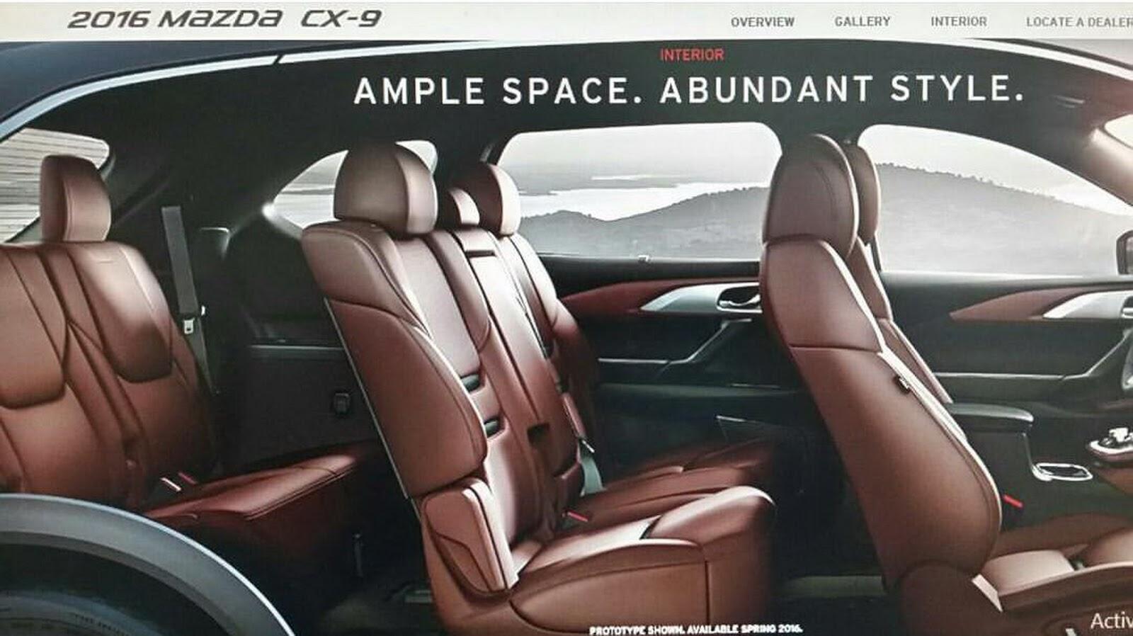 馬自達《Mazda CX-9》7人座SUV大改款模樣曝光!正式訊息洛杉磯車展即將發佈 馬自達《Mazda CX-9》7人座SUV大改款模樣曝光!正式訊息洛杉磯車展即將發佈