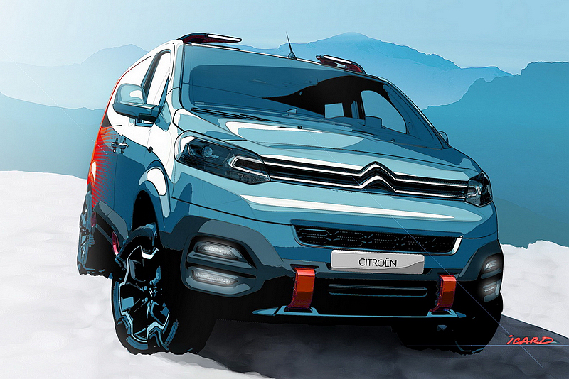 法系動感商用概念 《Citroen SpaceTourer Hyphen Concept》準備搖滾日內瓦~ 法系動感商用概念 《Citroen SpaceTourer Hyphen Concept》準備搖滾日內瓦~