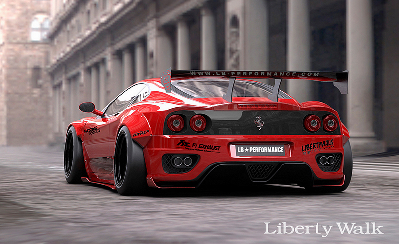 紅鬃老馬不過氣 LB Performance Liberty walk套件為《Ferrari 360 Modena》推出更帥氣! 紅鬃老馬不過氣 LB Performance Liberty walk套件為《Ferrari 360 Modena》推出更帥氣!