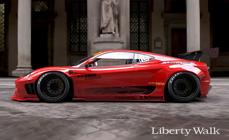 紅鬃老馬不過氣 LB Performance Liberty walk套件為《Ferrari 360 Modena》推出更帥氣! 紅鬃老馬不過氣 LB Performance Liberty walk套件為《Ferrari 360 Modena》推出更帥氣!
