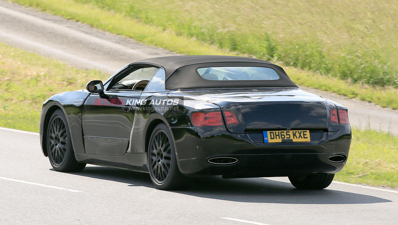 向EXP 10 Speed 6概念車看齊? 新一代《Bentley Continental GT Convertible》偽裝車驚 向EXP 10 Speed 6概念車看齊? 新一代《Bentley Continental GT Convertible》偽裝車驚