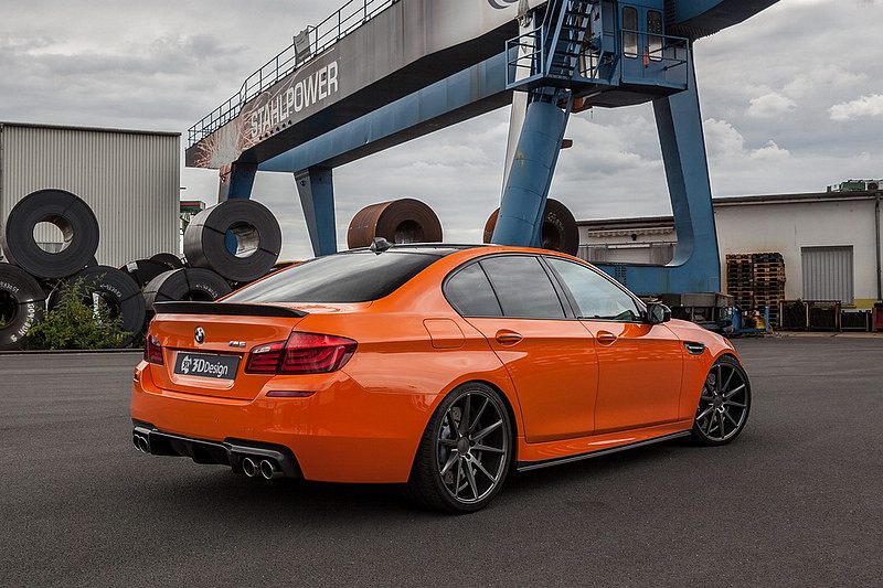 3DDesign套件加持 CFD操刀亮橙暴力寶馬《BMW M5》猛發830hp 3DDesign套件加持 CFD操刀亮橙暴力寶馬《BMW M5》猛發830hp
