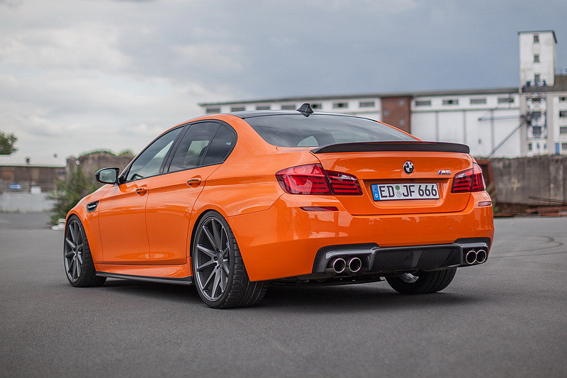 3DDesign套件加持 CFD操刀亮橙暴力寶馬《BMW M5》猛發830hp 3DDesign套件加持 CFD操刀亮橙暴力寶馬《BMW M5》猛發830hp
