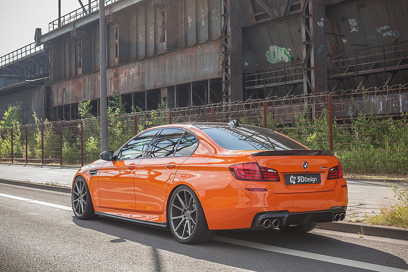 3DDesign套件加持 CFD操刀亮橙暴力寶馬《BMW M5》猛發830hp 3DDesign套件加持 CFD操刀亮橙暴力寶馬《BMW M5》猛發830hp