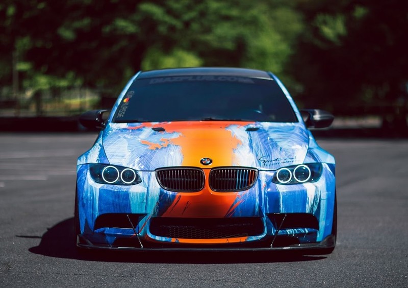 展現水火交融意象 《BMW E92 M3 Coupe》超搶眼車身塗裝 展現水火交融意象 《BMW E92 M3 Coupe》超搶眼車身塗裝