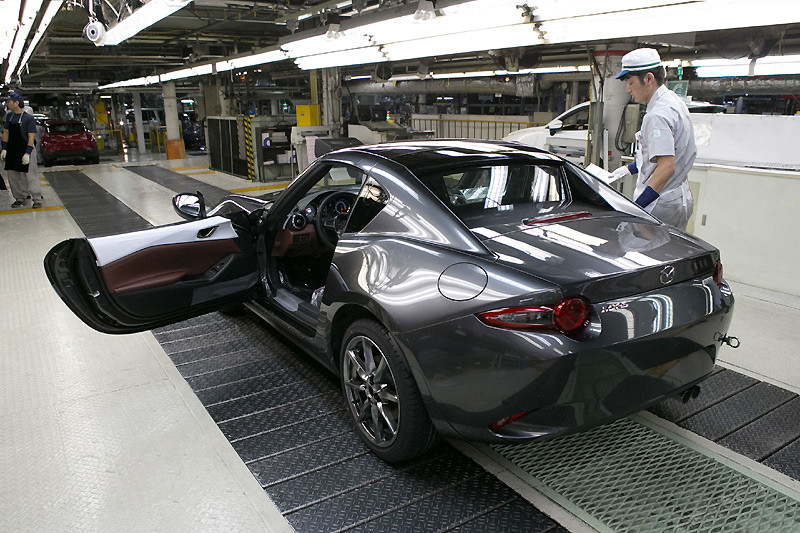 馬自達《Mazda MX-5 RF》正式投入量產作業 馬自達《Mazda MX-5 RF》正式投入量產作業