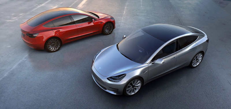 首年產能完售《Tesla Model 3》新訂單最快2018年中交車 首年產能完售《Tesla Model 3》新訂單最快2018年中交車