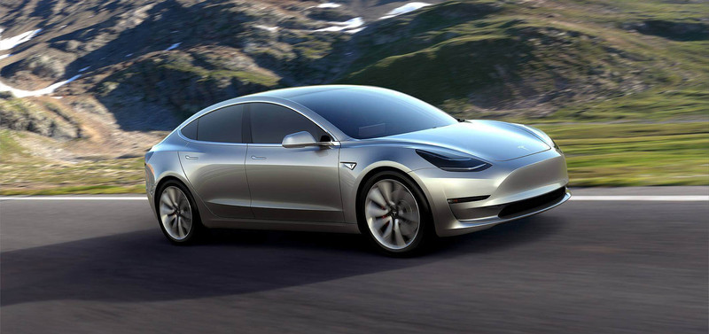 首年產能完售《Tesla Model 3》新訂單最快2018年中交車 首年產能完售《Tesla Model 3》新訂單最快2018年中交車