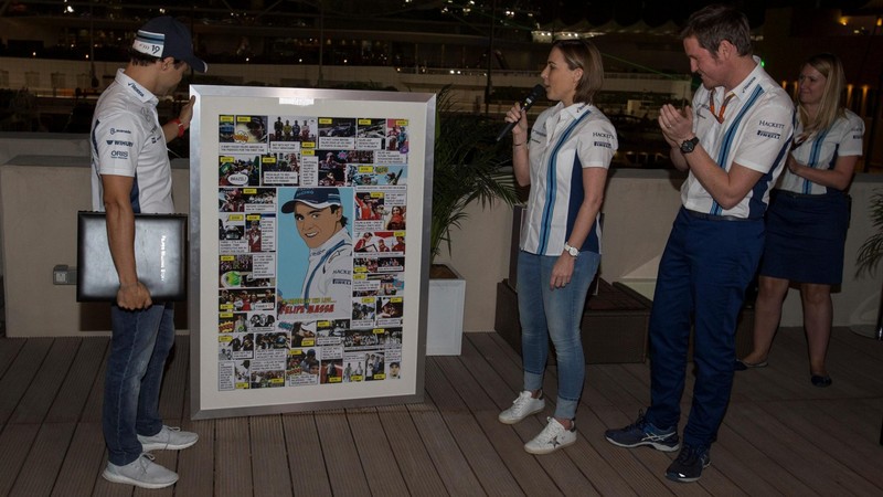 離別大禮 巴西車手《Felipe Massa》獲贈一輛Williams F1賽車 離別大禮 巴西車手《Felipe Massa》獲贈一輛Williams F1賽車