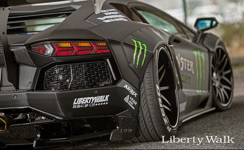 自由に歩大牛帥勁無比 《Lamborghini Aventador》Liberty walk式樣低趴寬體爆帥氣 自由に歩大牛帥勁無比 《Lamborghini Aventador》Liberty walk式樣低趴寬體爆帥氣