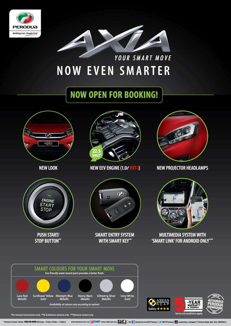 小改款《Perodua Axia》預告馬來西亞即將現身  國王車訊 Kingautos