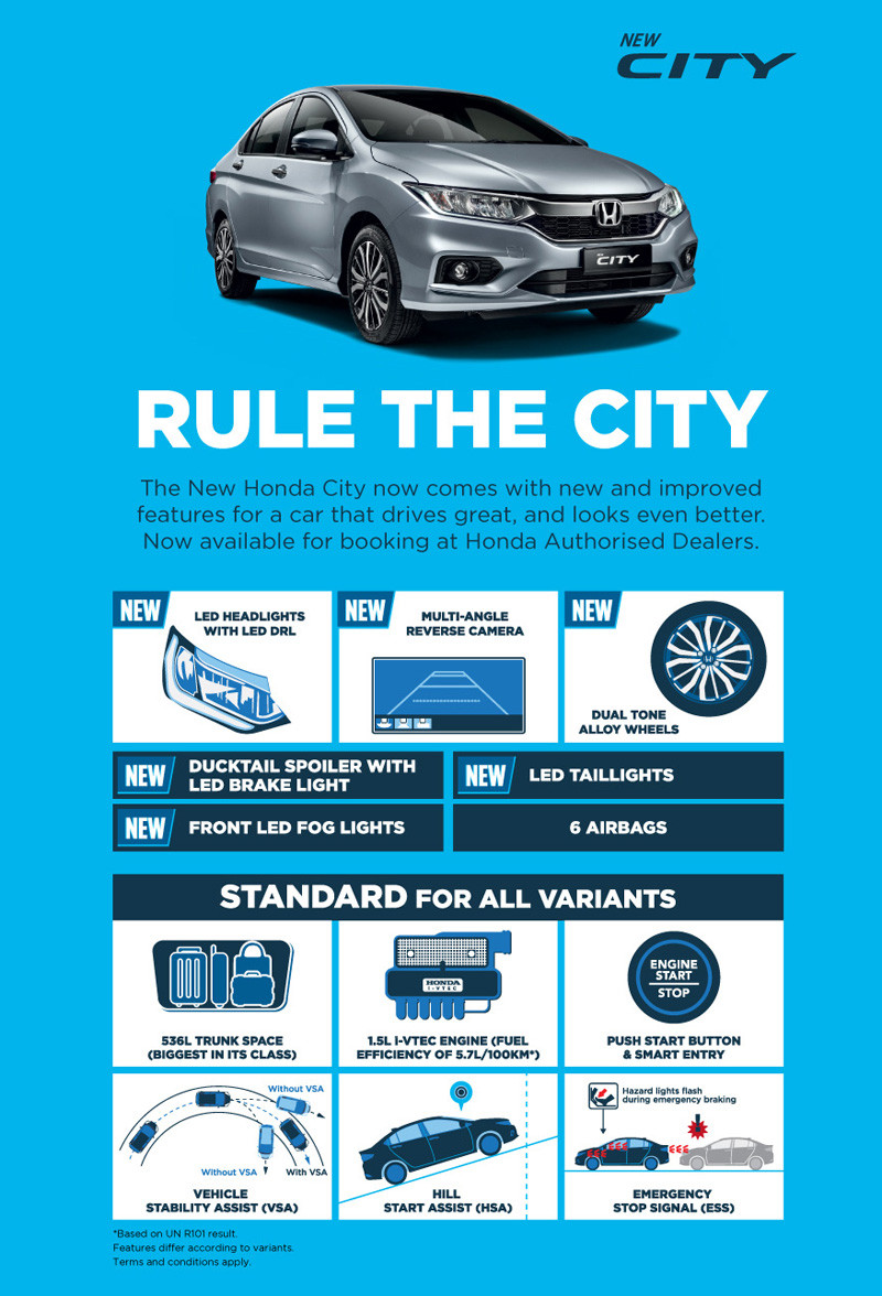 LED尾燈上身 小改款《Honda City》馬來西亞預售開跑 LED尾燈上身 小改款《Honda City》馬來西亞預售開跑
