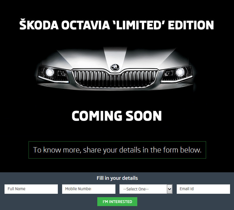 特仕預告《Škoda Octavia》印度市場即將現身 特仕預告《Škoda Octavia》印度市場即將現身