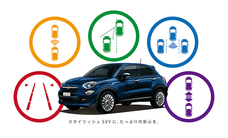 日本限量《Fiat 500X Safety Package》安全防護更周全 日本限量《Fiat 500X Safety Package》安全防護更周全
