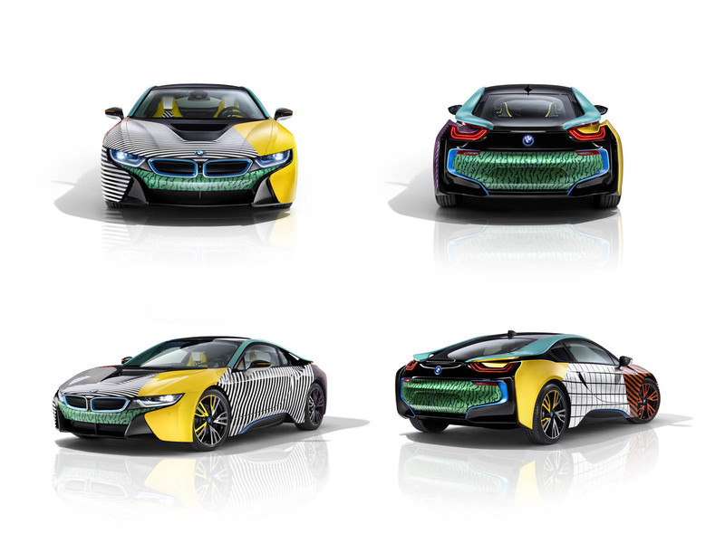 獨一無二《BMW i8》攜手《i3》向1980年代經典設計致敬 獨一無二《BMW i8》攜手《i3》向1980年代經典設計致敬