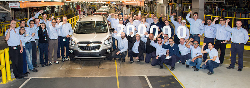 巴西生產締造里程碑《Chevrolet Spin》預告2018年式新車即將到來 巴西生產締造里程碑《Chevrolet Spin》預告2018年式新車即將到來