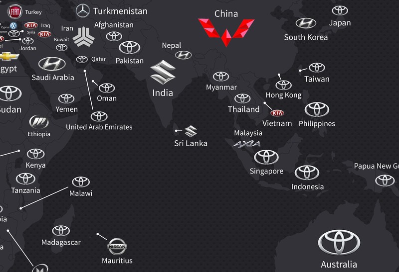 隨處都能見到《Toyota》身影 英國調查數據拿下全球49國銷售冠軍 隨處都能見到《Toyota》身影 英國調查數據拿下全球49國銷售冠軍