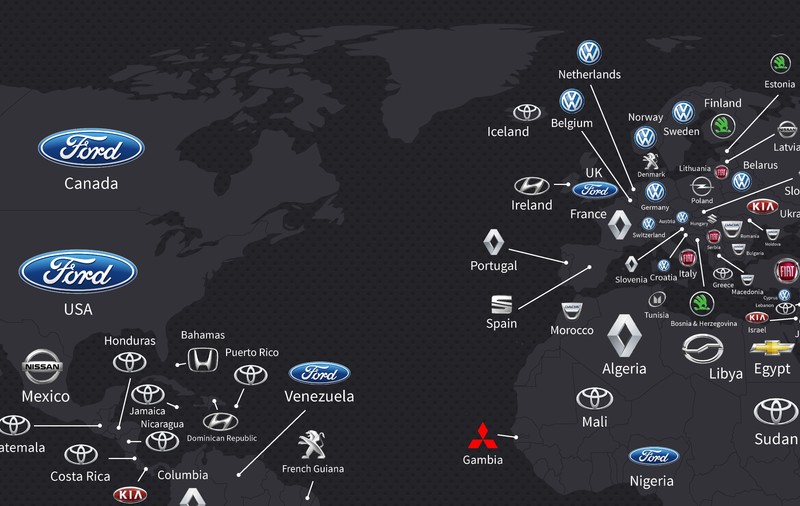 隨處都能見到《Toyota》身影 英國調查數據拿下全球49國銷售冠軍 隨處都能見到《Toyota》身影 英國調查數據拿下全球49國銷售冠軍