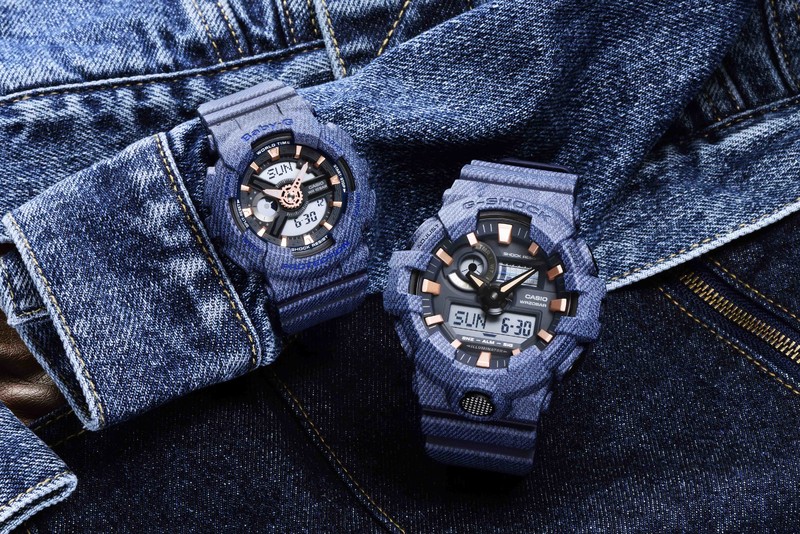 G-SHOCK & BABY-G 2017 Denim Series 全新丹寧對錶 G-SHOCK & BABY-G 2017 Denim Series 全新丹寧對錶