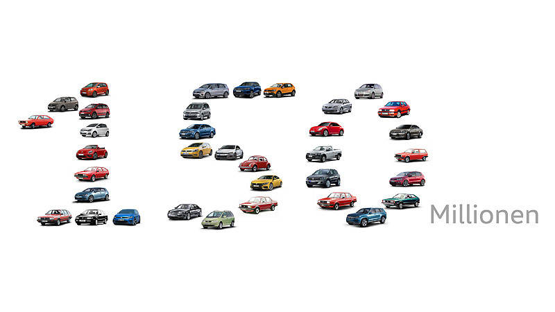 戰後至今72年 《Volkswagen》達成全球累計生產1.5億輛新車的里程碑 戰後至今72年 《Volkswagen》達成全球累計生產1.5億輛新車的里程碑