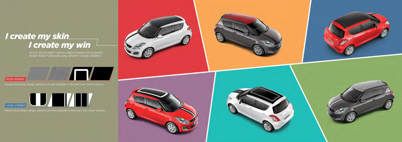 《Suzuki Swift》印度市場iCreate客製化服務上線 《Suzuki Swift》印度市場iCreate客製化服務上線