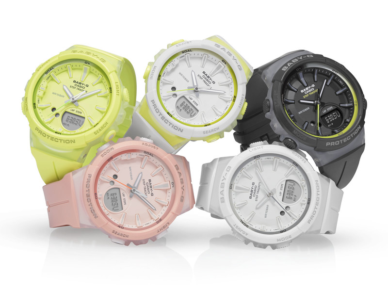 BABY-G引領女性運動風潮 首度推出計步功能錶款BGS-100全新系列 BABY-G引領女性運動風潮 首度推出計步功能錶款BGS-100全新系列