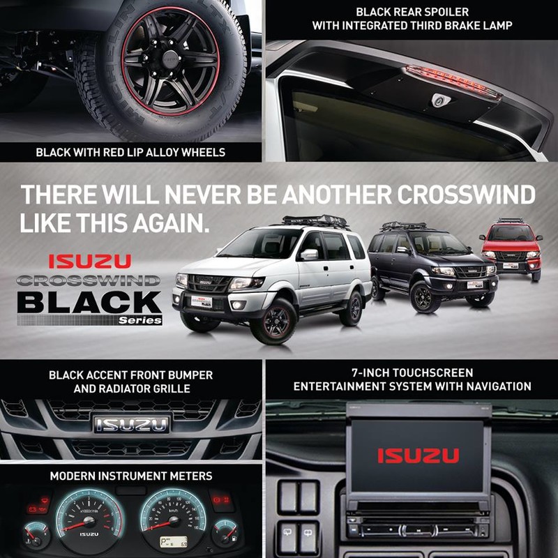 《Isuzu Crosswind Black Series》菲律賓酷黑登場 《Isuzu Crosswind Black Series》菲律賓酷黑登場