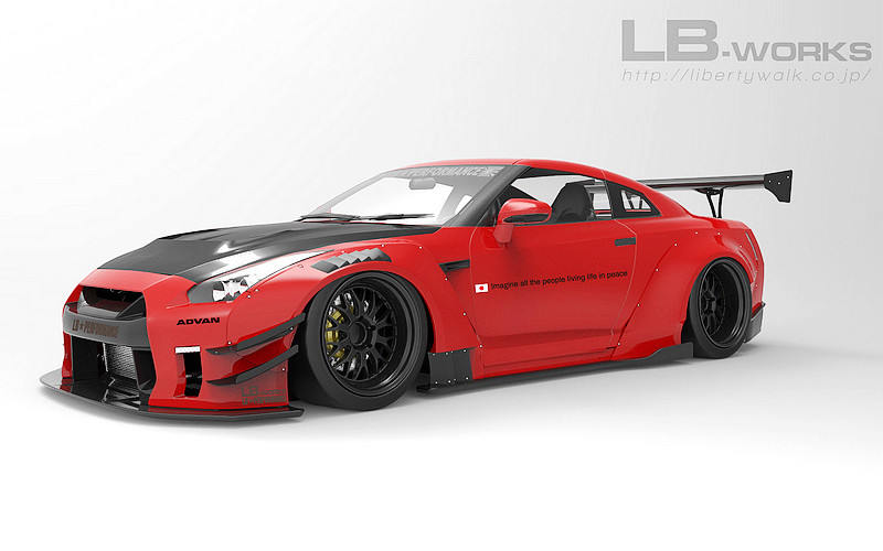 霸氣直逼廠車式樣 LB Performance操刀《Nissan GT-R》Liberty Walk type 2套件亮相 霸氣直逼廠車式樣 LB Performance操刀《Nissan GT-R》Liberty Walk type 2套件亮相