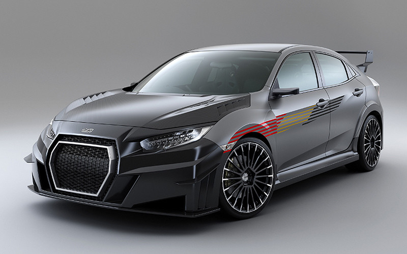 無限競技風 Mugen操刀《Honda Civic Type R》化身RC20GT Concept好霸氣 無限競技風 Mugen操刀《Honda Civic Type R》化身RC20GT Concept好霸氣