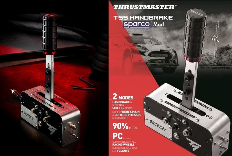 釋放你的拉力魂 《Thrustmaster》與《Sparco》聯手打造「模擬手煞車」 釋放你的拉力魂 《Thrustmaster》與《Sparco》聯手打造「模擬手煞車」