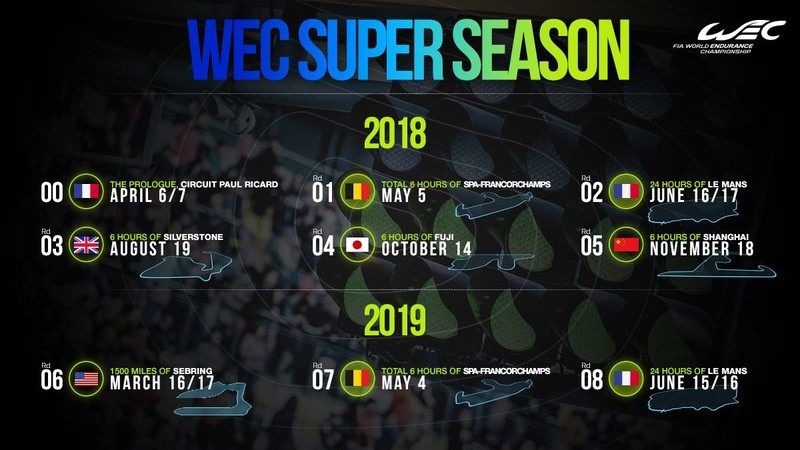 2018《利曼大賽》參賽陣容出爐 各車隊全力備戰《WEC》超級賽季 2018《利曼大賽》參賽陣容出爐 各車隊全力備戰《WEC》超級賽季
