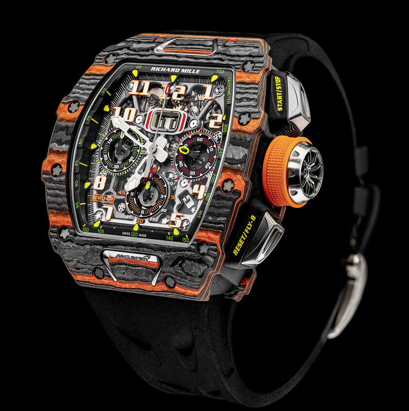 《McLaren》與《Richard Mille》發表聯名限量計時錶 售價約新台幣560萬元 《McLaren》與《Richard Mille》發表聯名限量計時錶 售價約新台幣560萬元