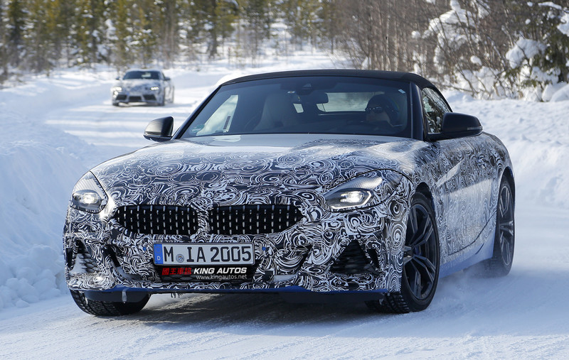 新一代《BMW Z4》展露上空身形 M40i頂級性能車型疑似曝光 新一代《BMW Z4》展露上空身形 M40i頂級性能車型疑似曝光