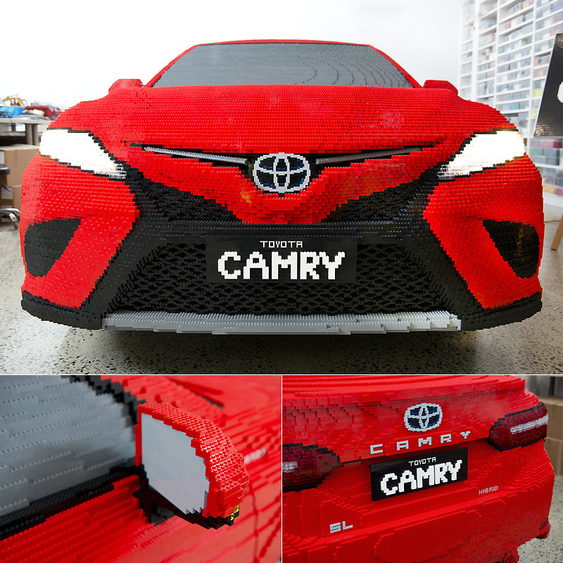 《Lego》認證專家打造 仿真1 : 1《Toyota Camry》現身澳洲墨爾本 《Lego》認證專家打造 仿真1 : 1《Toyota Camry》現身澳洲墨爾本