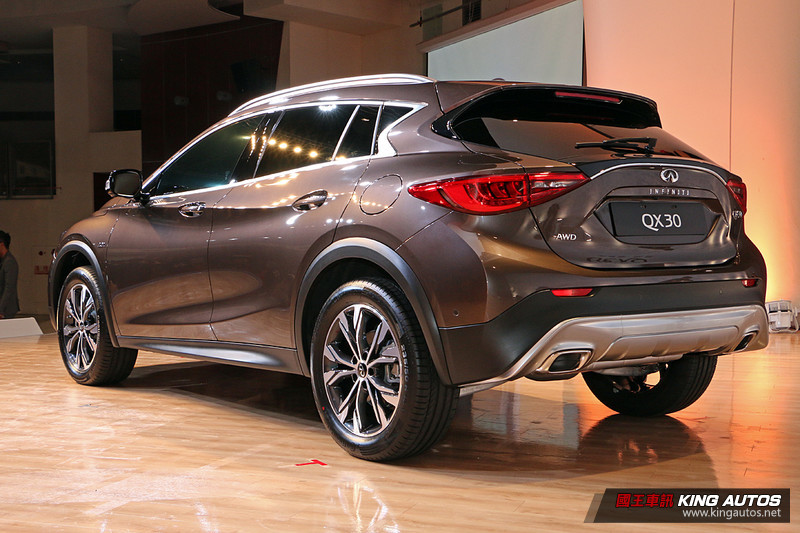 《Infiniti QX30》168萬元起正式上市 旗艦款較預售降價2萬元 《Infiniti QX30》168萬元起正式上市 旗艦款較預售降價2萬元