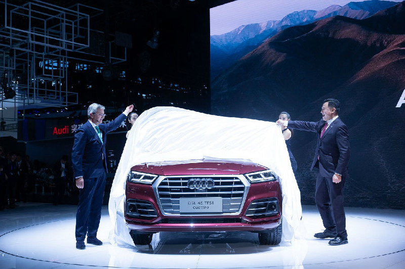 新世代《Audi Q5L》大尺碼現身2018年北京車展 新世代《Audi Q5L》大尺碼現身2018年北京車展