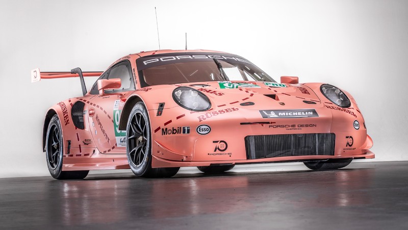 粉紅豬再現 《Porsche 911 RSR》身披經典彩繪參加利曼大賽 粉紅豬再現 《Porsche 911 RSR》身披經典彩繪參加利曼大賽