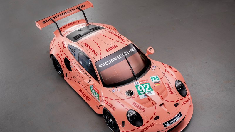 粉紅豬再現 《Porsche 911 RSR》身披經典彩繪參加利曼大賽 粉紅豬再現 《Porsche 911 RSR》身披經典彩繪參加利曼大賽