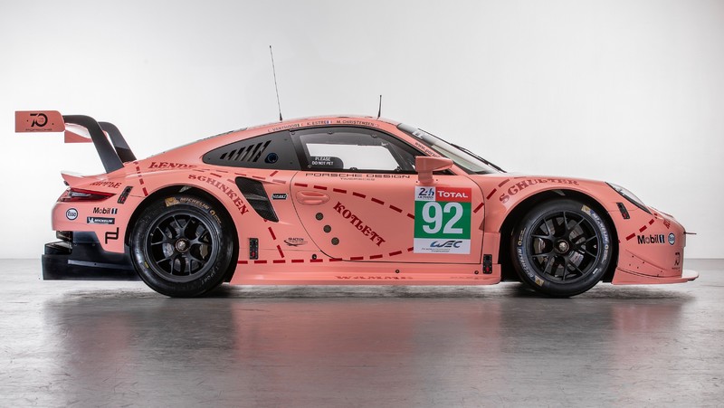 粉紅豬再現 《Porsche 911 RSR》身披經典彩繪參加利曼大賽 粉紅豬再現 《Porsche 911 RSR》身披經典彩繪參加利曼大賽