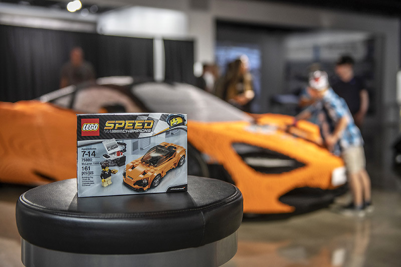 Made by Lego 實車等比例的《McLaren 720S》模型車將於洛杉磯展示 Made by Lego 實車等比例的《McLaren 720S》模型車將於洛杉磯展示
