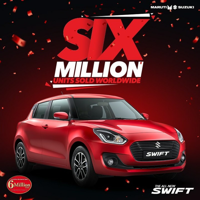 新世代《Suzuki Swift》印度締造10萬輛新車銷售最速紀錄 新世代《Suzuki Swift》印度締造10萬輛新車銷售最速紀錄