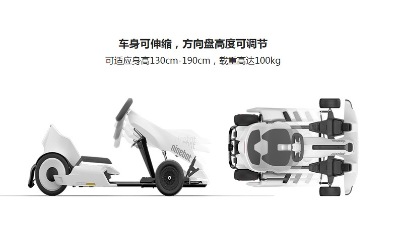 《Ninebot》推出卡丁車套件 代步用平衡車變身電動卡丁車 《Ninebot》推出卡丁車套件 代步用平衡車變身電動卡丁車